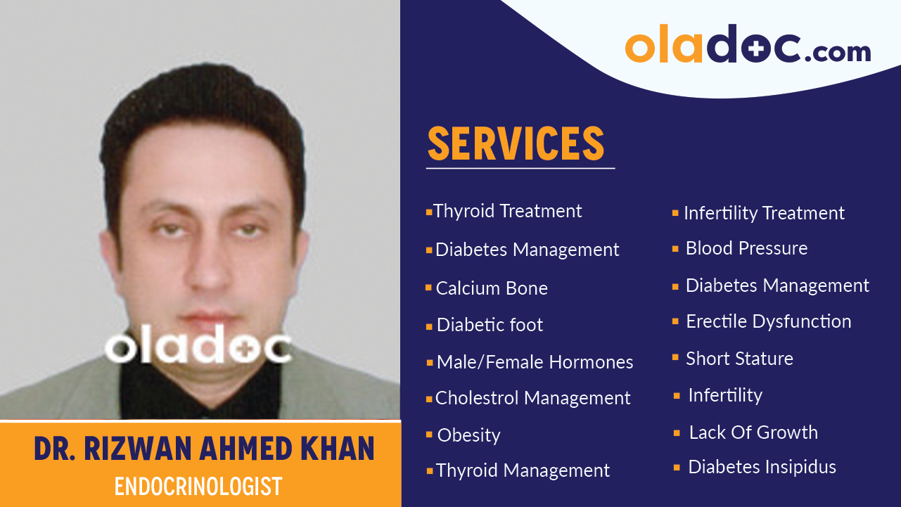 Services  provided by  Dr. Rizwan Ahmed Khan Niazi